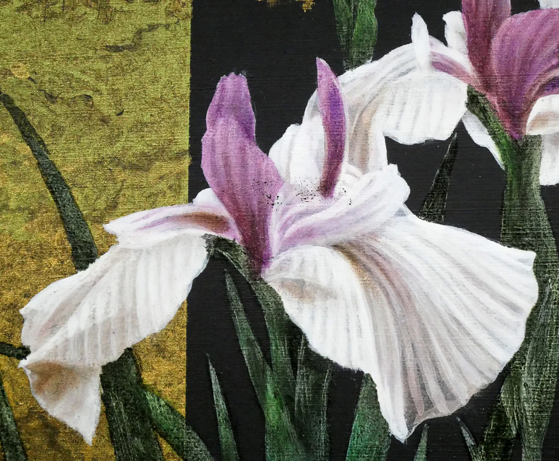大宰府の花開運縁起図（菖蒲寂韻） - Image 7