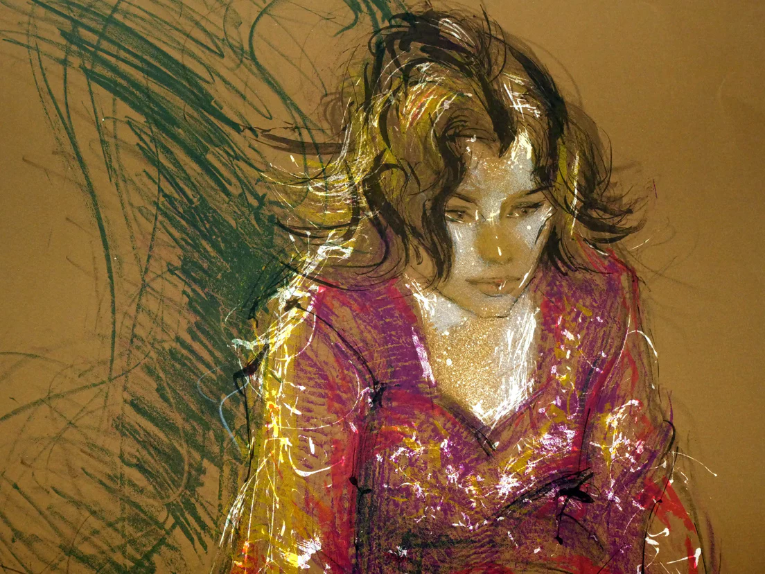 座る女 - Image 5